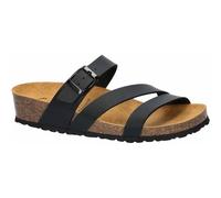 Lico Damen Natural Glitter Hausschuhe, Dunkelschwarz, 41 EU