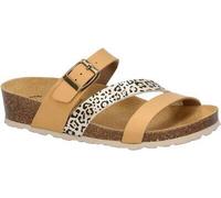 LICO Damen Sandalen Natural Glitter braun - Gr. - 36