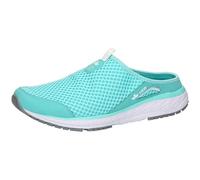 Lico Damen Slipper Sabot Sun Sabot, Türkis/Weiss, 42 EU