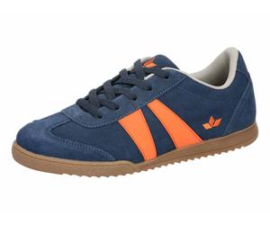 LICO Damenschuhe Sportliche Schnürer marine/orange marine/orange - Gr. - 43