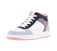 Lico Unisex Kinder Drop High Sneaker, Weiss Schwarz Rosa, 33 EU