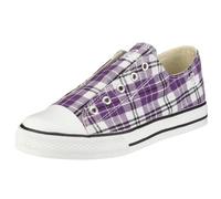 LICO Fly Low 180097, Damen Sneaker, violett, (lila-kariert), EU 39