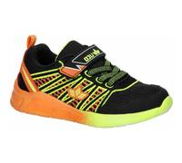 Lico Blinky Boy Blinkschuhe, Schwarz/Orange/Lemon, 30 EU
