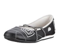 Lico Gina 250571, Damen Ballerinas, schwarz, (schwarz-silber), EU 40