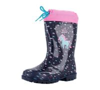 Gummistiefel LICO "Stiefel Powerlight W Blinky", Mädchen, Gr. 31, blau, Synthetik, Schuhe Gummistiefel (48840320-31) blau