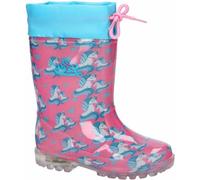 Lico Gummistiefel Powerlight W Blinky Unisex Kinder Rosa/Türkis Größe 29 EU