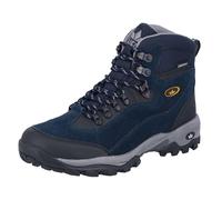 Outdoorschuh LICO "Trekkingstiefel Milan", Herren, Gr. 43, blau, Veloursleder, Schuhe Outdoorschuh (87223703-43) blau