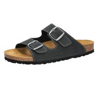 Pantolette Herren Schnallen grau LICO Natural Elefo - Grau / 38