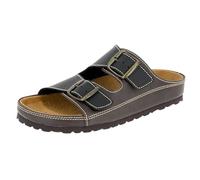 Lico Herren Natural Man Niedrige Hausschuhe, Braun Schwarz, 44 EU
