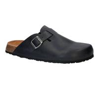 Lico Herren Pantolette Bioline Clog Leather, Schwarz, 42 EU