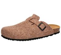 Lico Herren Pantolette Bioline Clog Nature, braun, 45 EU
