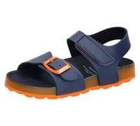 Lico Bioline Master Pantoletten, Marine/Orange, 35 EU