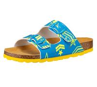 Pantolette LICO "Pantolette Bioline Top", Kinder, Gr. 30, blau, Synthetik, Schuhe Pantolette (93105913-30) blau