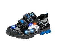 Lico Jungen Chief V Blinky Sneaker, Schwarz Royalblau Silber, 24 EU