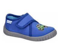 Hausschuh Jungen Klettverschluss blau LICO Cookie BoyBlau / 25