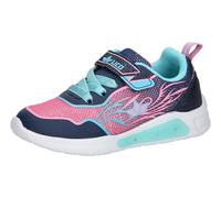 Lico Jungen Mädchen Blinky Girl Sneaker, Pink/Marine/Türkis, 26 EU