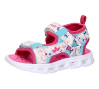 Lico Jungen Mädchen Spotlight V Blinky Sandale, Pink/Weiss/Türkis, 26 EU