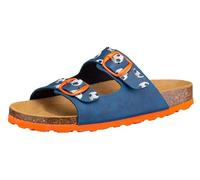 Lico Jungen Pantolette Pantolette Bioline Kids, Blau Orange, 28 EU