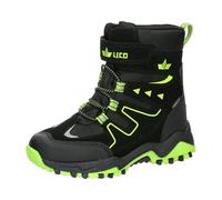 Lico Jungen Raseborg Vs Winterstiefel, Schwarz Lemon, 31 EU
