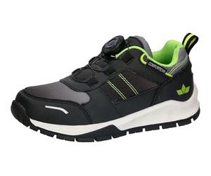 Lico Jungen Unisex Kinder Akima Trekkingsschuhe, Schwarz/Grau/Lemon, 30 EU