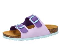 Lico Jungen Unisex Kinder Bioline Colored Kids Pantoletten, Lila/Türkis, 26 EU