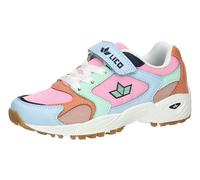 Lico Jungen Unisex Kinder Funkley VS Hallenturnschuhe, Rosa/Blau/Mintgrün, 30 EU