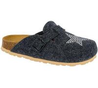 Lico Pantoletten Bioline Clog Star für Mädchen blau 30