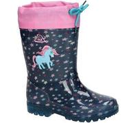 Gummistiefel LICO "Stiefel Powerlight W Blinky", Mädchen, Gr. 29, blau, Synthetik, Schuhe Gummistiefel (48840320-29) blau