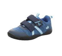 Lico Kinder-Jungen-Sneaker-Slipper-Klettschuh Aride V Blau-Schwarz 32