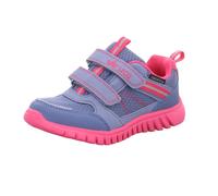 Lico Kinder-Mädchen-Sneaker-Slipper-Klettschuh Randy V A Blau-Lila-Pink 29