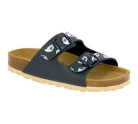 Lico Herren Bioline Kids Pantoletten, Schwarz Weiß, 38 EU