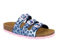 Lico Unisex Bioline Kids Pantoletten, Blau Rosa, 27 EU
