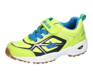Lico Kinderschuhe Klettschuhe / Slipper lemon/marine/petrol lemon/marine/petrol - Gr. - 39