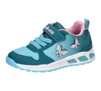 LICO Kinderschuhe Klettschuhe / Slipper petrol/tUErkis/rosa petrol/tUErkis/rosa - Gr. - 29