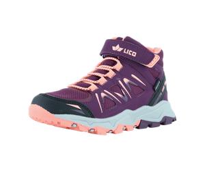 Lico Klettstiefel für Mädchen, lila, Größe 28 EU