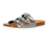 Lico Mädchen Bioline Kids Glitter Hausschuhe, Silber, 36 EU