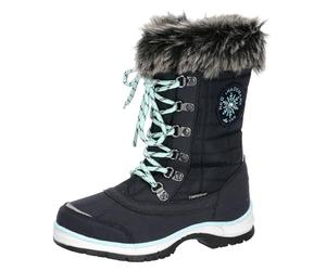 Lico Mädchen Lillesand Schneestiefel, Marine Türkis, 37 EU