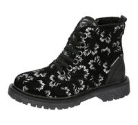 Lico Mädchen Malati Schneestiefel, Schwarz Silber, 25 EU