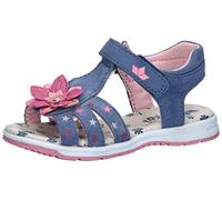 Sandale LICO "Sandale Manja V", Mädchen, Gr. 25, blau, Leder, Schuhe Sandale (98793468-25)