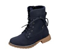 Lico Linea Mädchen Mode-Stiefel, marine, 36 EU