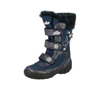 Lico Mary V Mädchen Schneestiefel, Marine/ Silber, 35 EU