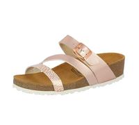 Pantolette LICO "Pantolette Natural Glitter", Damen, Gr. 41, rosa, Synthetik, Schuhe Pantolette (76560440-41) rosa