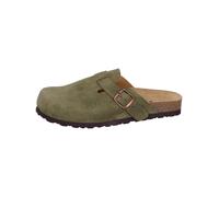 Lico Hausschuh Clog Pedro Herren Leder Grün Größe 40