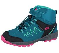 Lico Saltillo High VS Unisex Kinder Cross-Laufschuh, petrol/schwarz/pink, 38 EU