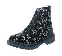 Lico Mädchen Malati Schneestiefel, Schwarz Silber, 37 EU