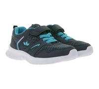 LICO Skip VS Kinder Sneaker mit leichter CME-Laufsohle Turnschuhe für Mädchen oder Jungen Turnschuhe Freizeit-Schuhe 590231 Navy/Petrol 28