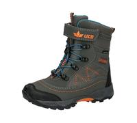 Lico Sundsvall VS Schneestiefel, Grau/Petrol/Orange, 25 EU