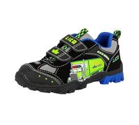 Lico Truck V Blinky Jungen Sneaker, Schwarz/ Blau/ Lemon, 25 EU