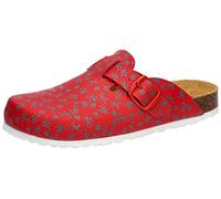 Lico Unisex Bioline Clog Print Pantoletten, gemütlich, komfortabel, perfekt geeignet für Haushalt und Garten