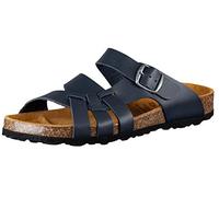 LICO Pantolette Bioline Flora, blau, EU 38, 910061